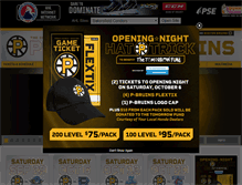 Tablet Screenshot of mobile.providencebruins.com